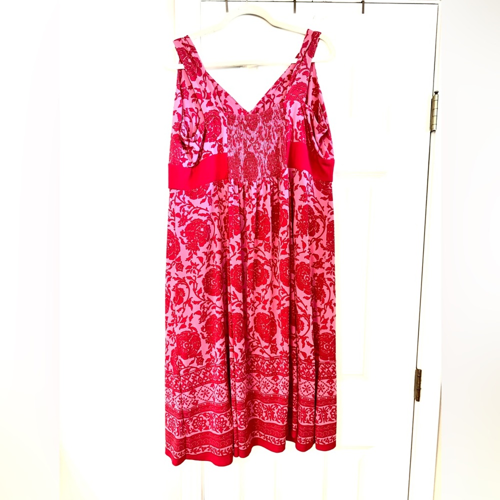 Michael Kors Sundress - Bright pink/red print - Size 2X